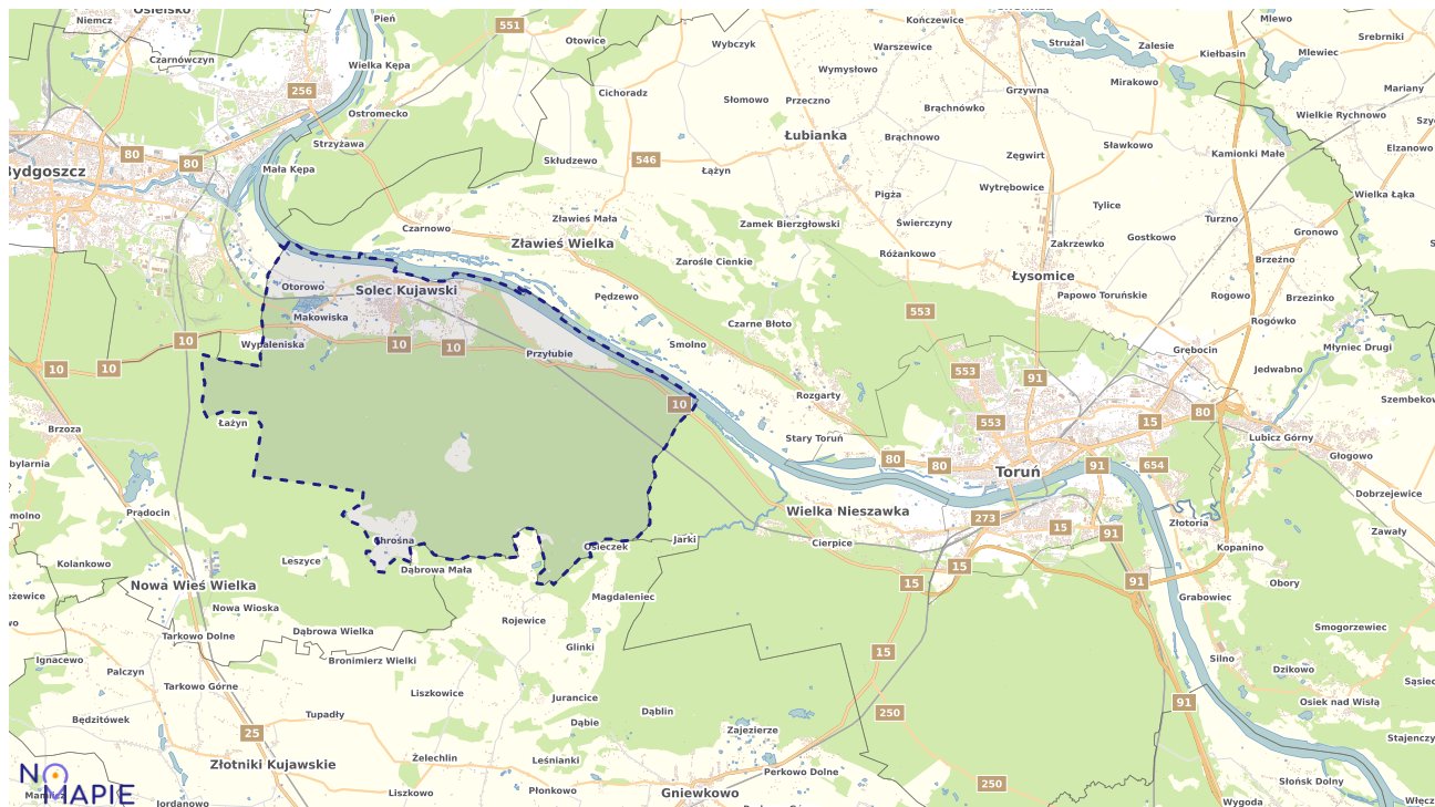 Mapa uzbrojenia terenu Solca Kujawskiego